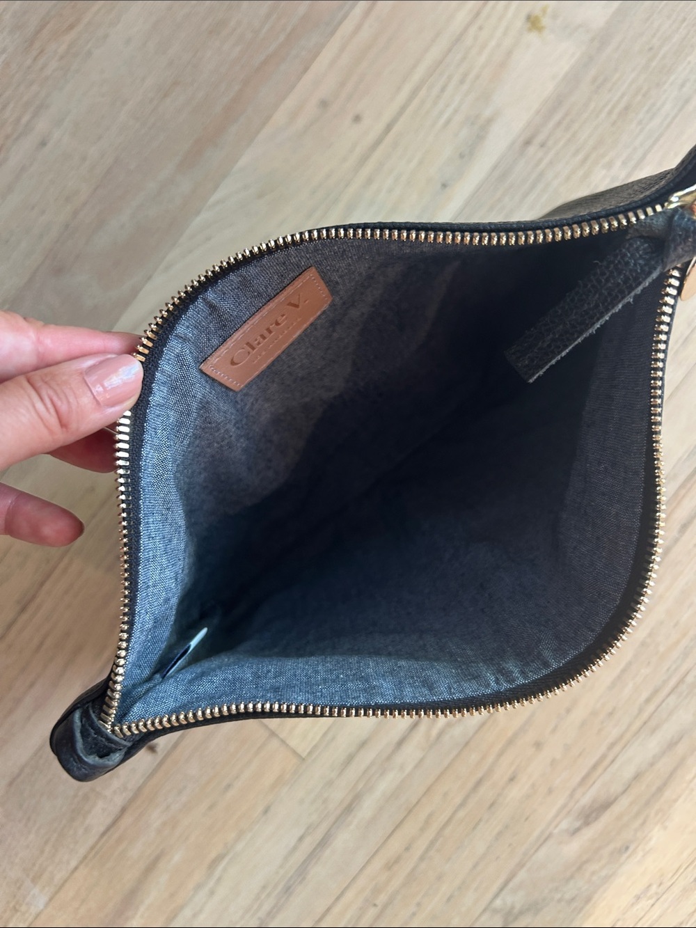 Clare V — Flat Clutch W/ Tabs — Petit Caviar - Picture 15 of 15